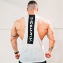 BLACK LINE WHITE TANK TOP